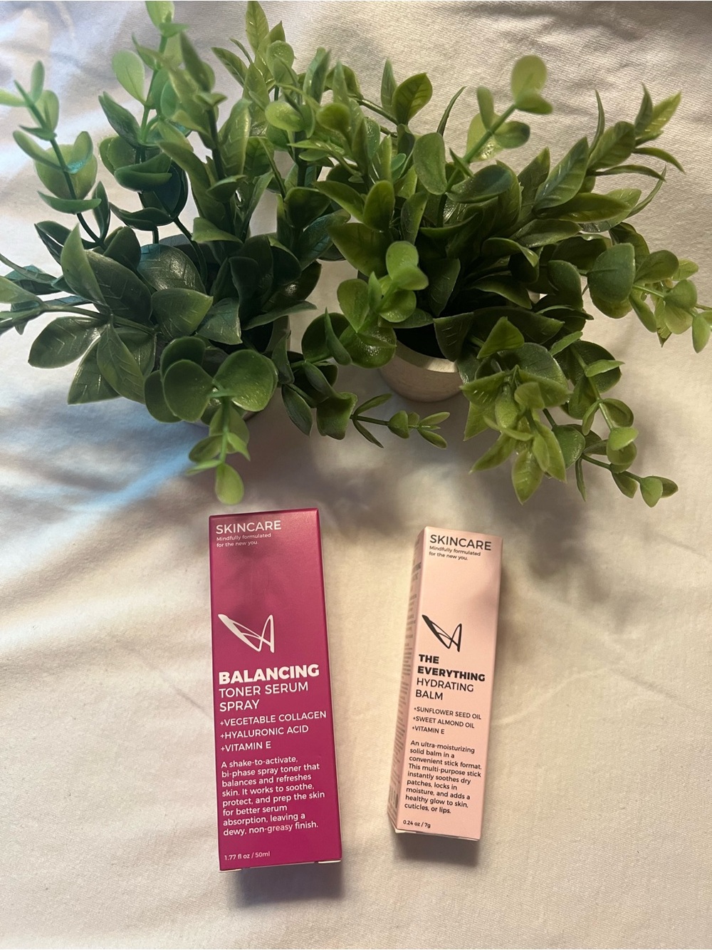 Balancing Toner Serum Spray & Everything Hydrating Balm - Pink Set